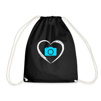 L’amour de la photographie - Sac de sport léger - noir - Devant