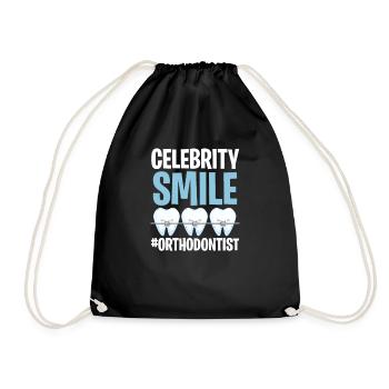 Orthodontist - Drawstring Bag - black - Front