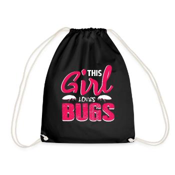 Insectes Fille - Sac de sport léger - noir - Devant