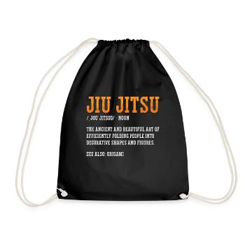 Jiu Jitsu Sports de combat Combat Fighter Combat - Sac de sport léger - noir - Devant