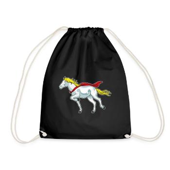 Courses hippiques - Sac de sport léger - noir - Devant