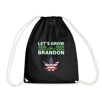 Cultivons Brandon Cannabis Cannabis Légalisation de la marijuana - Sac de sport léger - noir - Devant