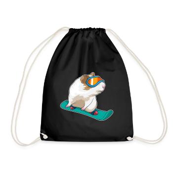 Guinea Pig Snowboarder Snowboard - Sac de sport léger - noir - Devant
