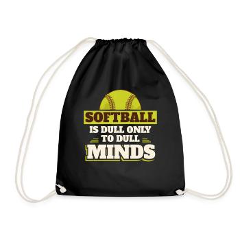 Softball Catcher Sport - Sac de sport léger - noir - Devant