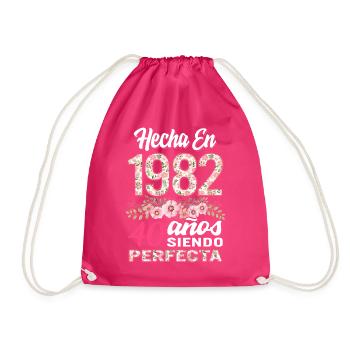 Mujer 40 Cumpleaños Regalo Hecha En 1982, 40 Anos - Sac de sport léger - fuchsia - Devant