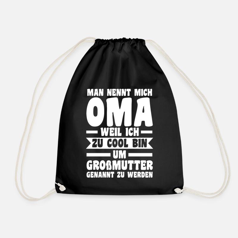 Großmutter Großmama Omi Oma - Turnbeutel - Schwarz
