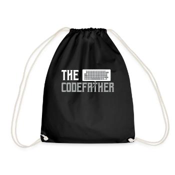 Software Programming Developer - Drawstring Bag - black - Front