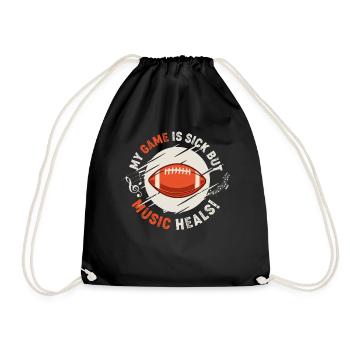 Football - Sac de sport léger - noir - Devant