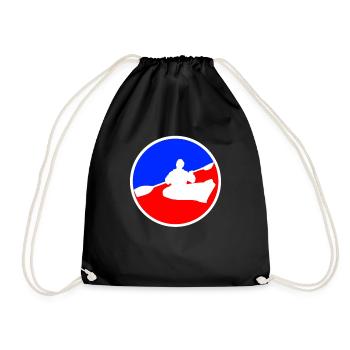 Logo du canoë-kayak - Sac de sport léger - noir - Devant