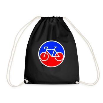 Logo du vélo - Sac de sport léger - noir - Devant