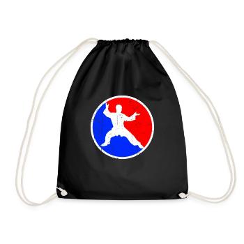 Martial Arts Logo - Drawstring Bag - black - Front