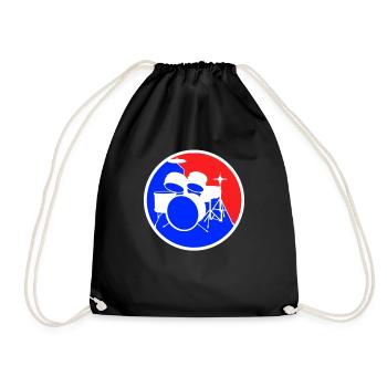 Logo de la batterie - Sac de sport léger - noir - Devant