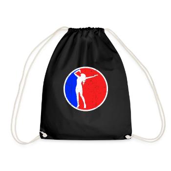 Logo chantant - Sac de sport léger - noir - Devant
