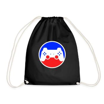 Logo de jeu - Sac de sport léger - noir - Devant
