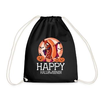 Joyeux Halloweener Dracula Costume Drôle Viennois - Sac de sport léger - noir - Devant