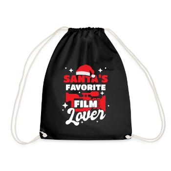 Lover Film lover Cinephile Cinematography - Drawstring Bag - black - Front