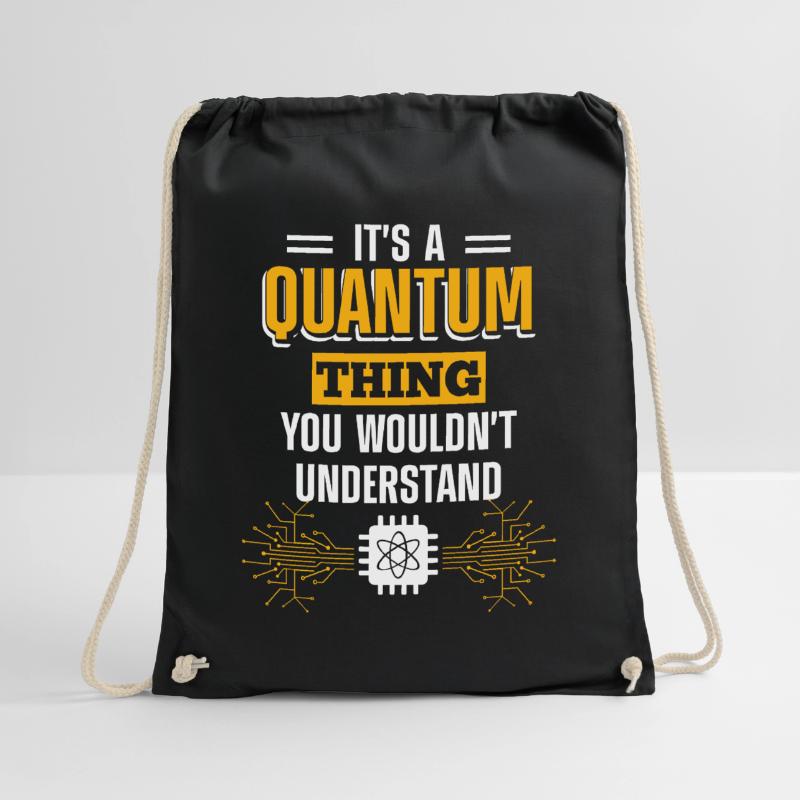 Quantum Computational Physics Drawstring Bag