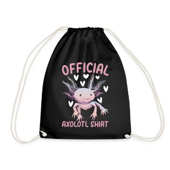 Axolotl Official Axolotl Shirt Axolotl Kawaii Axol - Turnbeutel - Schwarz - Vorne