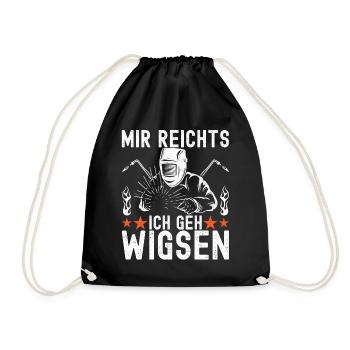 Soudage par soudeur - Sac de sport léger - noir - Devant