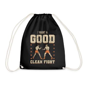 Kickboxer Arts Martiaux Kickboxing Kickboxen - Sac de sport léger - noir - Devant