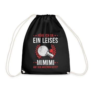Table Tennis Ping Pong Player Club Outfit! - Sac de sport léger - noir - Devant