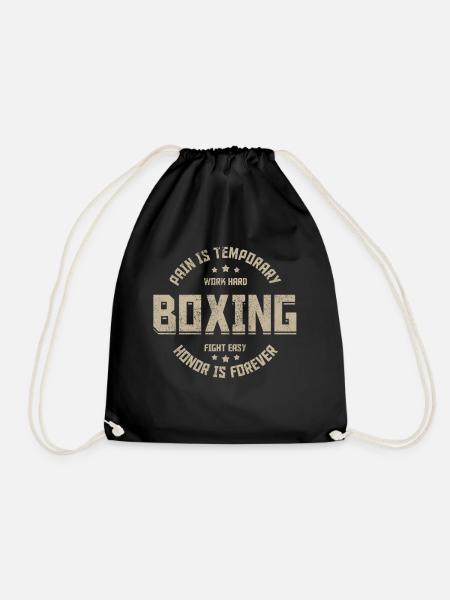 Boxen Martial Arts Boxing Box Club Boxer - Turnbeutel - Schwarz