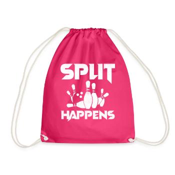 Bowling Smashing Pins - Split - Sac de sport léger - fuchsia - Devant