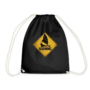 Beach Sailing Windracer Land Sailers Land Sailors - Drawstring Bag - black - Front