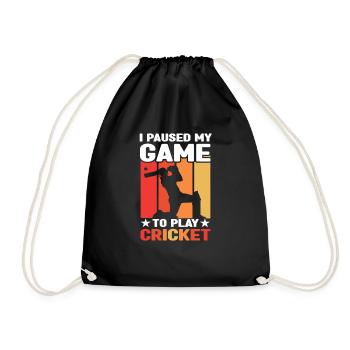 Lanceur de cricket - Sac de sport léger - noir - Devant