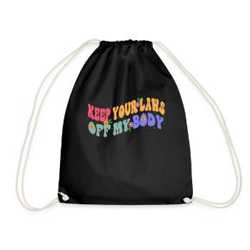 Gardez vos lois hors de mon corps Fleuriste Fleuriste Jardinier - Sac de sport léger - noir - Devant