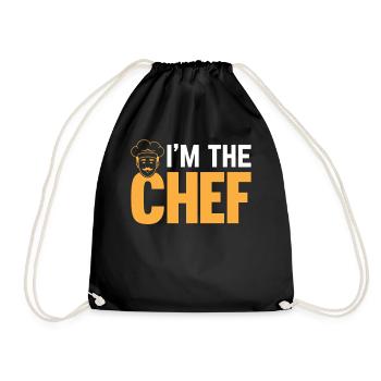 Drôle de chef cuisinier - Je suis le chef - Sac de sport léger - noir - Devant