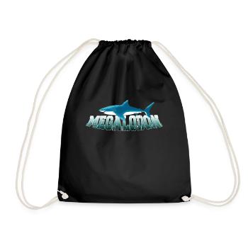 Megalodon Hunter - Requin Megalodon - Sac de sport léger - noir - Devant