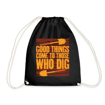 Those who have Egyptian - Drawstring Bag - black - Front