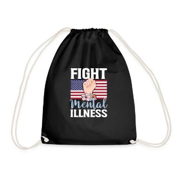 Brain Disease Counseling Consultant - Drawstring Bag - black - Front