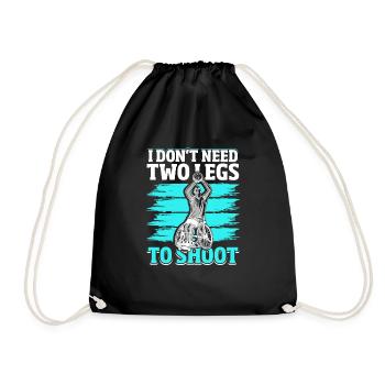 Fauteuil roulant de basketball - Sac de sport léger - noir - Devant