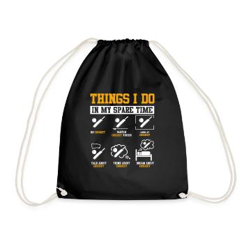 Raquettes de cricket - Sac de sport léger - noir - Devant
