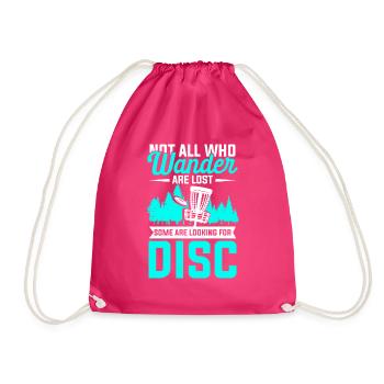 Frisbee Baum Korb Kette Golfer Golfer - Turnbeutel - Fuchsia - Vorne