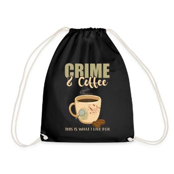 Criminologue Criminologie Café et criminalité - Sac de sport léger - noir - Devant
