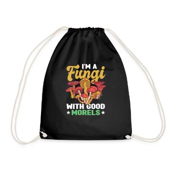 Mycèle fongique Mouche agarique Mycologie Morel Foodie - Sac de sport léger - noir - Devant