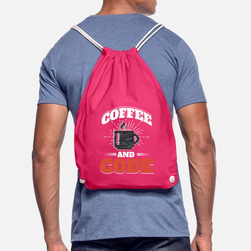 Software Computer Developer Drawstring Bag