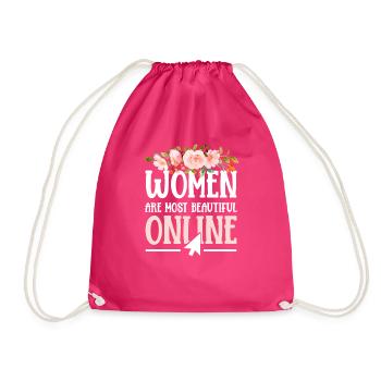 Anniversary Boyfriend/Girlfriend - Drawstring Bag - fuchsia - Front