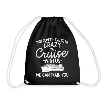 Cruise Ship Vacation Girl Friends - Drawstring Bag - black - Front