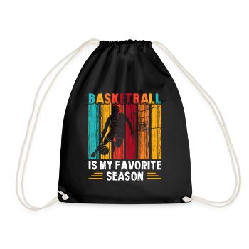 Sports d’équipe de basket-ball - Sac de sport léger - noir - Devant