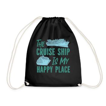 Croisière Vacances Vintage Le - Sac de sport léger - noir - Devant
