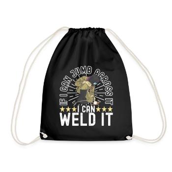 Soudage par soudeur - Sac de sport léger - noir - Devant