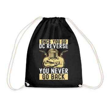 Soudage par soudeur - Sac de sport léger - noir - Devant