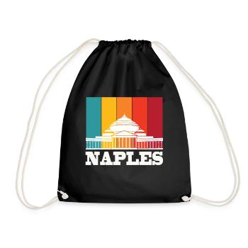 Southern Italy Naples Italian Home Holidays on - Drawstring Bag - black - Front