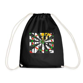 Dart - Drawstring Bag - black - Front