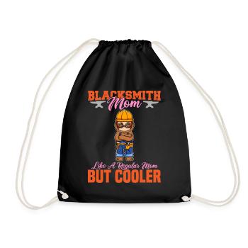 La mère forgeron aime une maman régulière mais plus cool - Sac de sport léger - noir - Devant