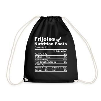 Frijoles - Sac de sport léger - noir - Devant